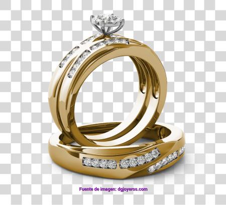 Download Ms Popular Anillos De Boda En Trio De Anillos Anillos De Matrimonio De Oro PNG file