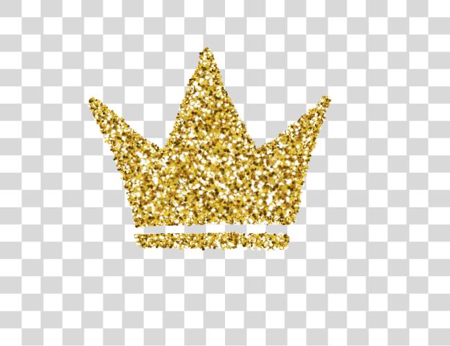 Download Sparkles Goldcrown Picsart Kpop Bts Glitter Gold Crown Clip Art