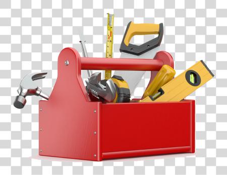 Download Herramientas De Ferreteria Tools In Toolbox PNG file