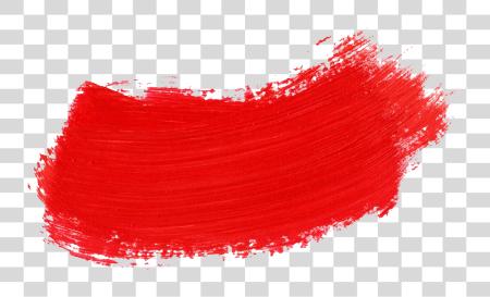 Download Red Paint Brush Stroke PNG file