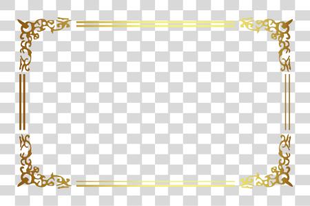 Download Molduras Gold Frame PNG file