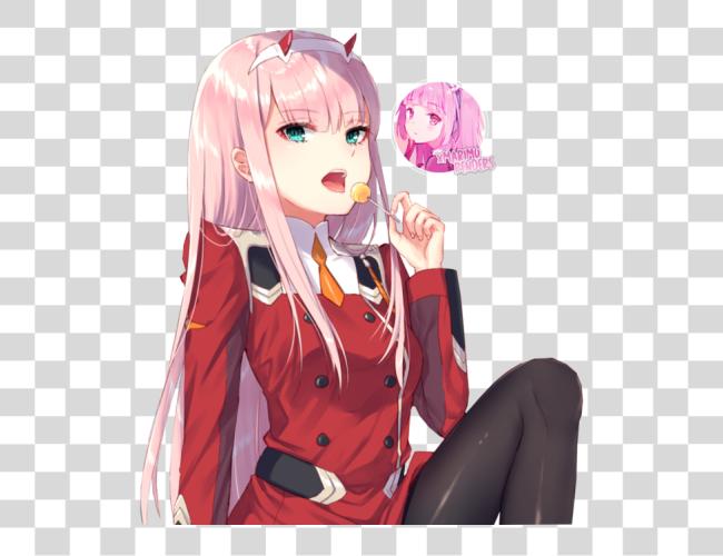 Download Https i Redd It5htoj723xk911 Anime Render Zero Two Clip Art