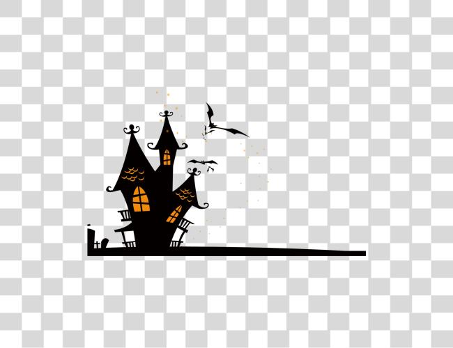 下载 Halloween Attraction Wall Decal 聚会 Halloween Clip 艺术