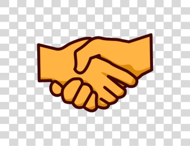 Download Shake Hand Emoji Clip Art