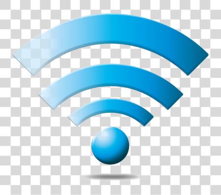 下载 Wifi 蓝色 Wifi Logo PNG file