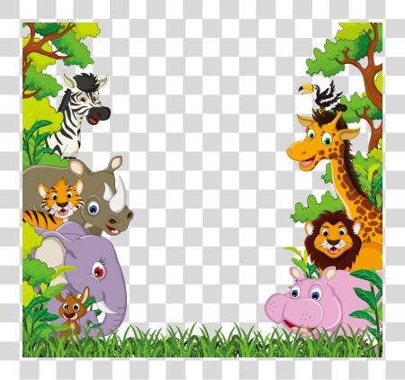 Download Giraffe Jungle Animals PNG file