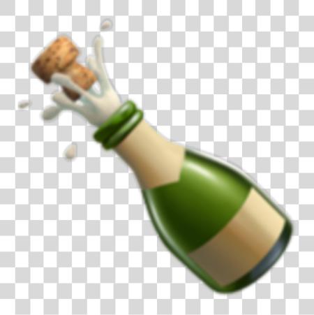 Download emoji Champagne emoji PNG file