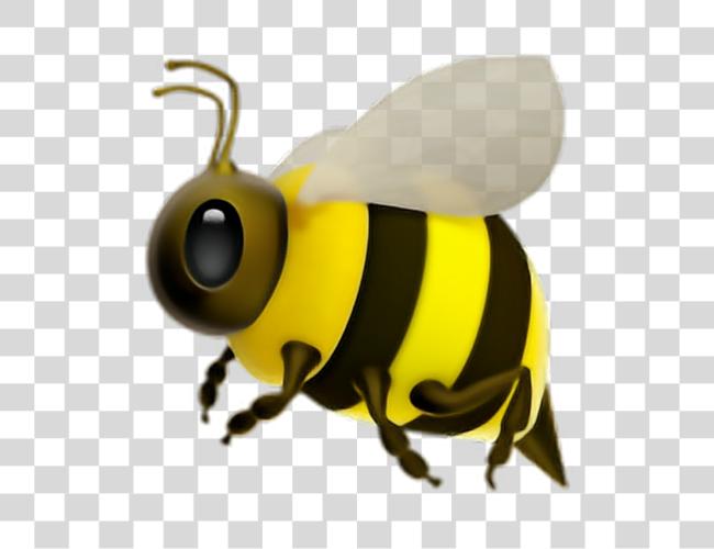 Download Bee Emoji Ios Apple Bee Emoji Clip Art