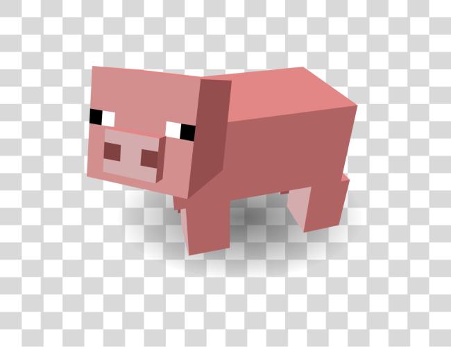 下载 Pig Minecraft Minecraft Pig Clip 艺术