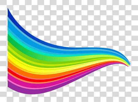 Download colorido Waves arco iris Wave PNG file