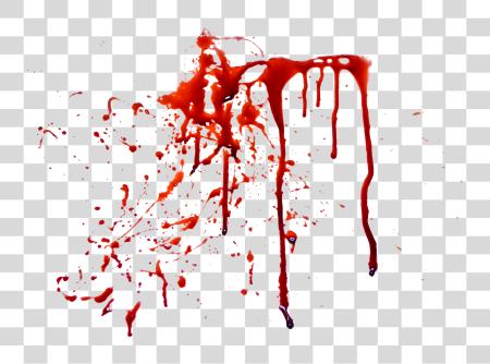 Download Blood Streaks en A Wall Blood Splatter PNG file