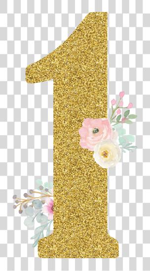 Download Clica Na Foto Para Salvar Numero 1 Com Glitter PNG file