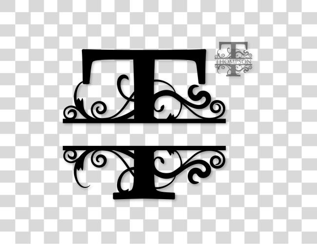 تحميل رسالة Monogram Monogram Cricut Monogram Monogram Split T Monogram Svg مقطوعة فن