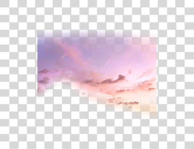 Download cielo rosa cloud colores freetoedit Sunset Clouds Clip arte