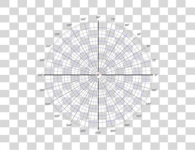 تحميل Polar Coordinate Graph ورق Printable 163797 Circle مقطوعة فن