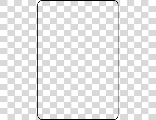 Download Blank Playing Card Ramme Clip Art