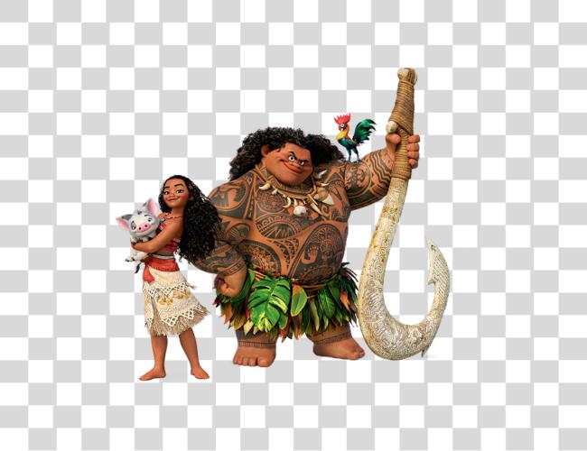 تحميل Moana و Maui مقطوعة فن