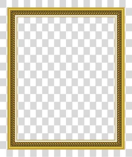 Download Golden Photo Frame PNG file