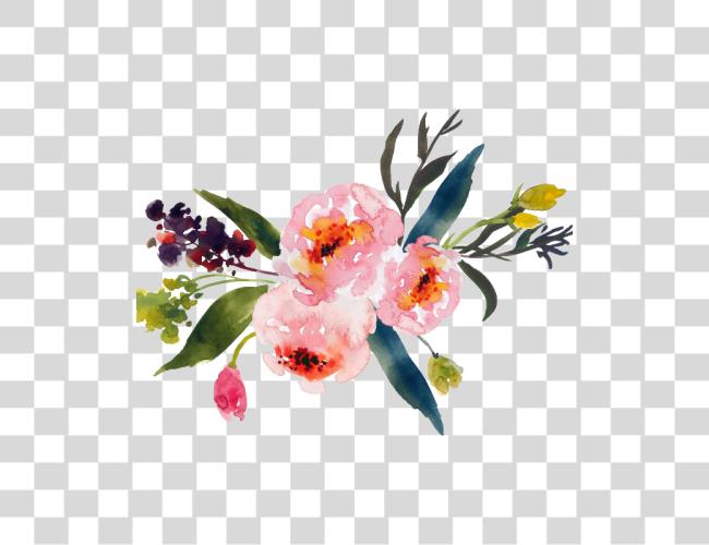 Download Artistic Watercolor Paint Watercolor Flowers Clip Art