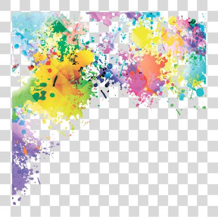 下载 paint paintsplash paintsplatter colorsplash splatter Holi Colour Splash PNG file