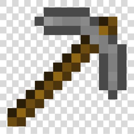 Download Minecraft Kazma Minecraft Stone Pickaxe PNG file