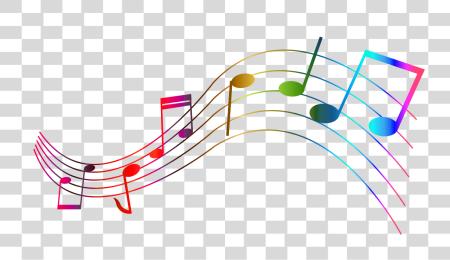 Download colorido Note colorido música Notes PNG file