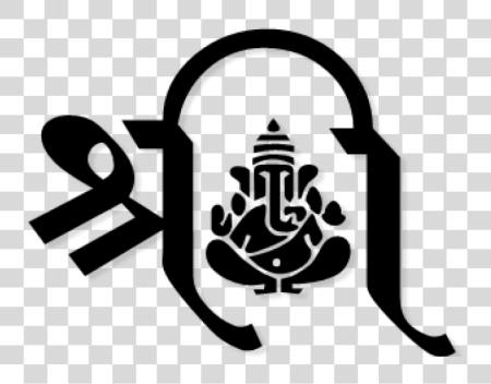 Download Typeface Hindu God Vinayagar Shree Ganesh Logo PNG file