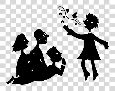 Download Storytelling Story Telling Silhouette PNG file