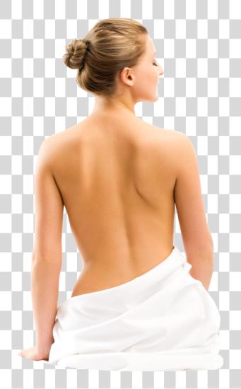 Download mujer atrás beautifulwoman dama Spa mujer cuerpo PNG file