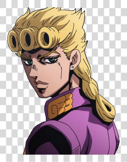 تحميل Giorno Giovanna لي عمل أنمي Vento Aureo Jonathan Joestar و Giorno بي ان جي ملف