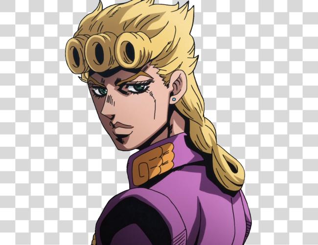 Download Giorno Giovanna My Work Anime Vento Aureo Jonathan Joestar And Giorno Clip Art