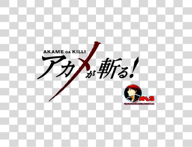 Download Akame Ga Kill logotipo Akame Ga Kill anime logotipo Clip arte