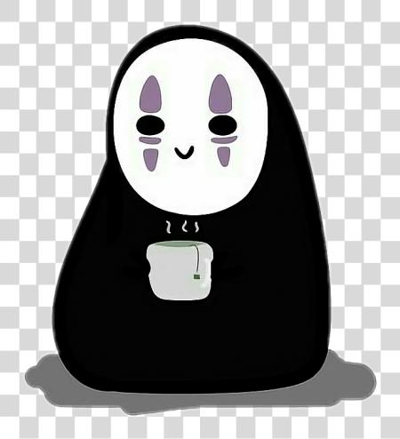 Download noface spiritedaway anime chibi kaonashi ghibli Ghibli Stickers No Face PNG file