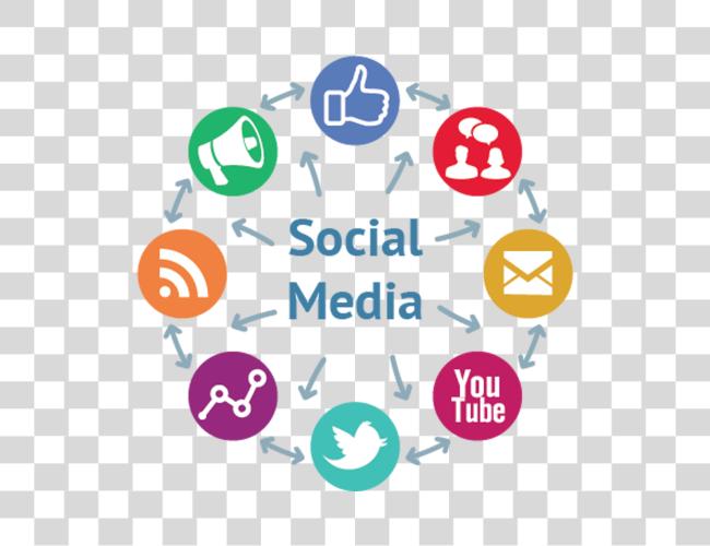 Download Social Media Icons Marketing Digital Social Media Clip Art