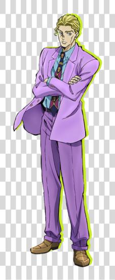 Download vista Samegoogleiqdbsaucenao Kira Yoshikage Kira Full cuerpo PNG file