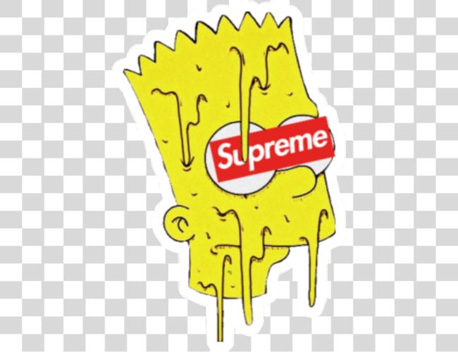 Download Supreme Bart Simpson Clip Art