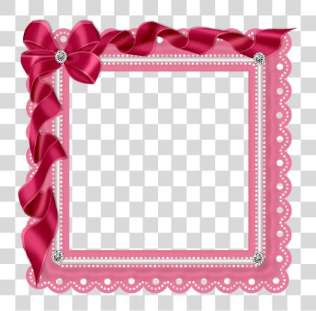 Download Rosimeri Andrade Preview2 Dark Pink Ribbon Frame Pink Film Frame PNG file