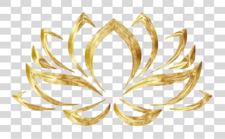 Download Medium Image Gold Lotus Flower PNG file