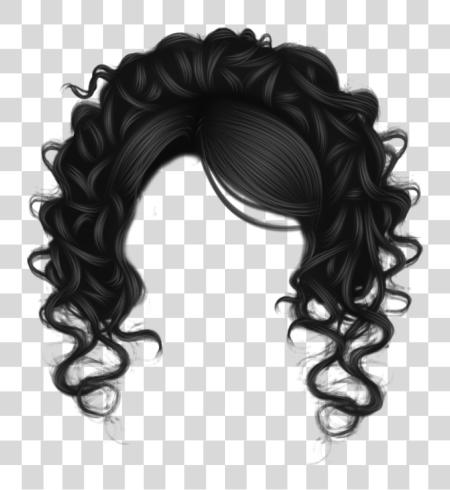 Download Curl negro cabello PNG file