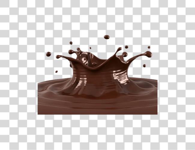 Download chocolate Splash chocolate Clip arte