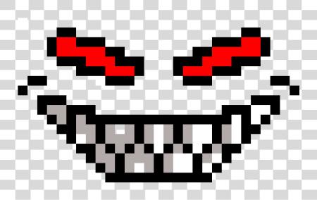 下载 Scary 脸 Evil 脸 Pixel PNG file