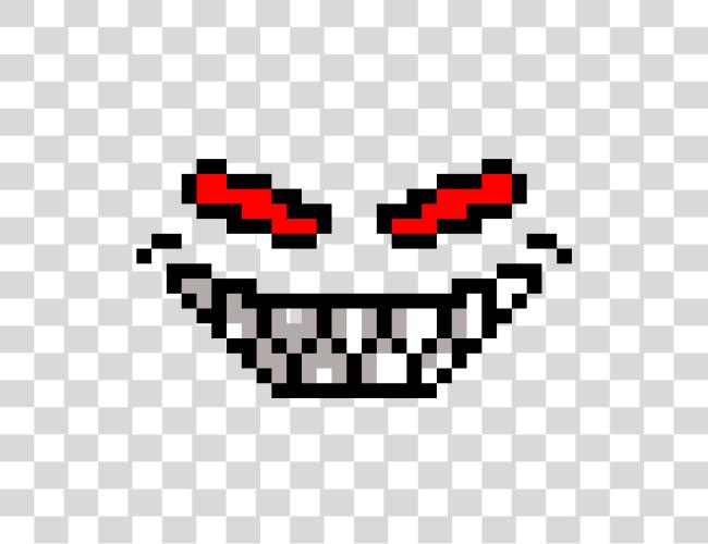 Download Scary Face Evil Face Pixel Clip Art