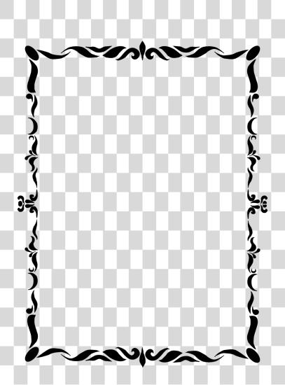 Download Simple Frame Design Simple Black Border Designs PNG file