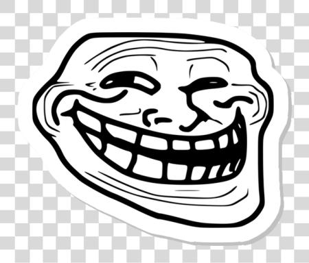 Download Meme Sticker Messages Sticker11 Troll cara Meme Ifunny PNG file