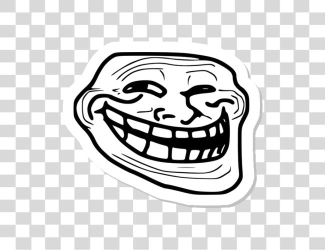 Download Meme Sticker Messages Sticker11 Troll Face Meme Ifunny Clip Art