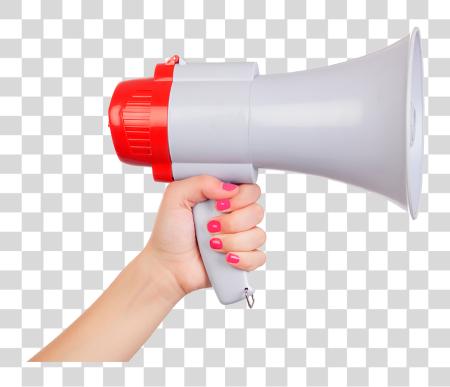 Download Ancoris Reappoints Jargon Pr Megaphone With Hand PNG file