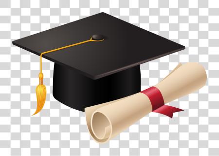 Download graduación Cap y diploma PNG file