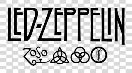 下载 发光二极管 Zeppelin 发光二极管 Zeppelin Band Logo PNG file