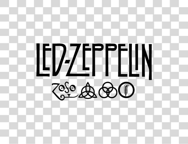 Download Led Zeppelin Led Zeppelin Band Logo Clip Art