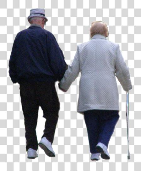 Download Nothing Tugs The Heart Strings Like Old People In Love Old Man Walking PNG file